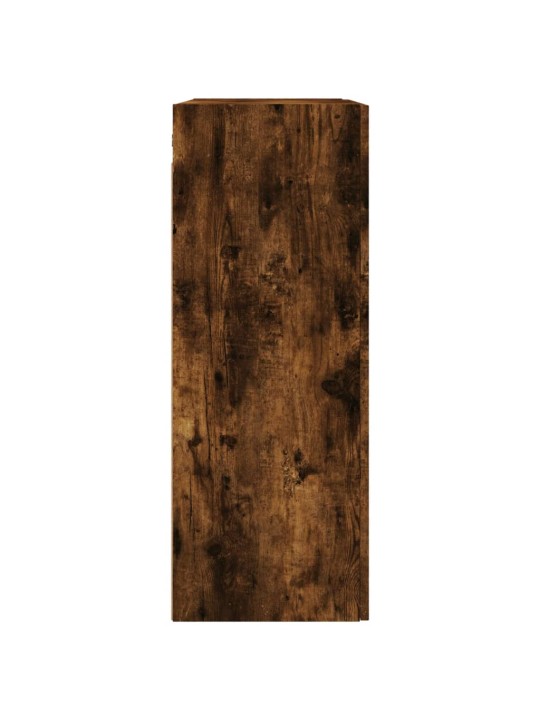 Nástěnná skříňka kouřový dub 69,5 x 34 x 90 cm kompozitní dřevo