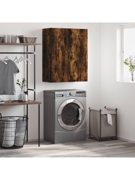 Nástěnná skříňka kouřový dub 69,5 x 34 x 90 cm kompozitní dřevo