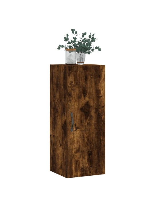 Nástěnná skříňka kouřový dub 34,5 x 34 x 90 cm kompozitní dřevo