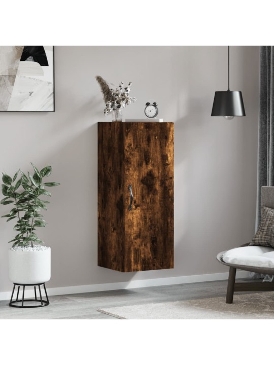 Nástěnná skříňka kouřový dub 34,5 x 34 x 90 cm kompozitní dřevo