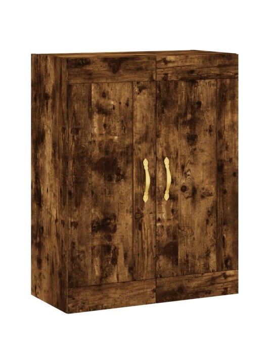 Nástěnná skříňka kouřový dub 69,5 x 34 x 90 cm kompozitní dřevo