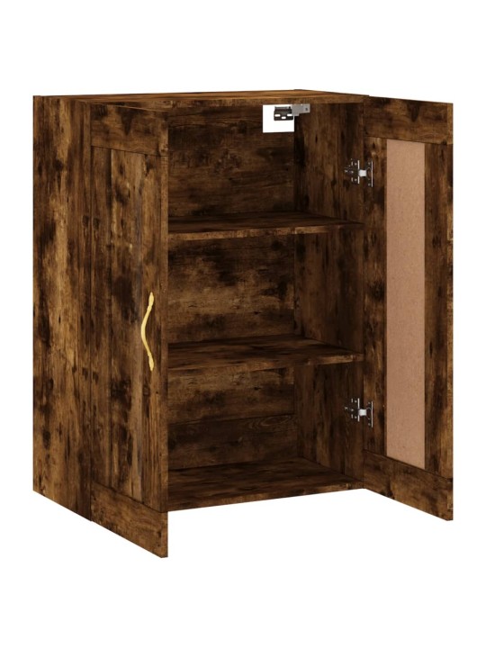 Nástěnná skříňka kouřový dub 69,5 x 34 x 90 cm kompozitní dřevo