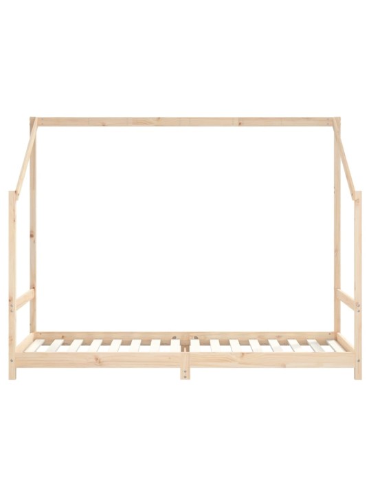 Dětská postel 80 x 200 cm masivní borové dřevo
