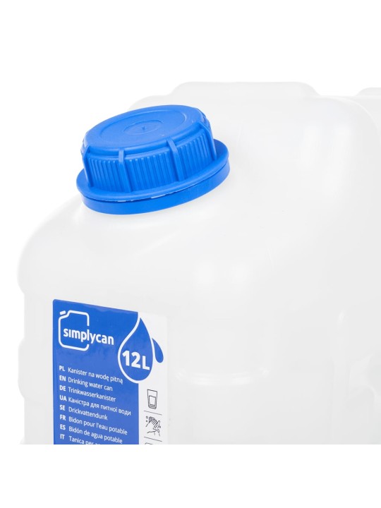 Zásobník na vodu s kohoutkem průhledný 10 l plast