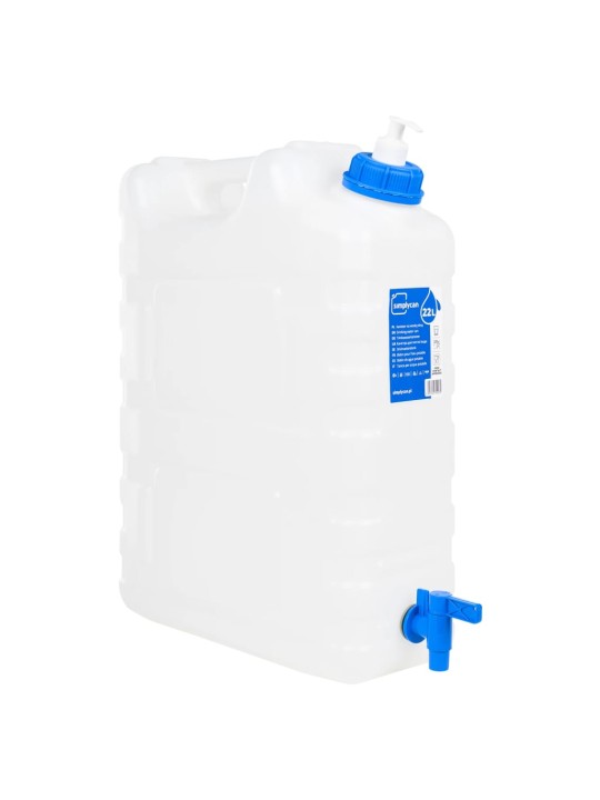 Zásobník na vodu s kohoutkem a dávkovačem mýdla 20 l plast