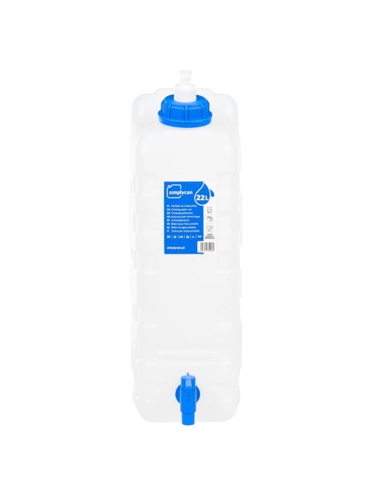 Zásobník na vodu s kohoutkem a dávkovačem mýdla 20 l plast