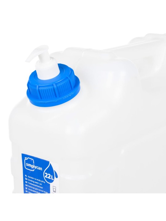 Zásobník na vodu s kohoutkem a dávkovačem mýdla 20 l plast