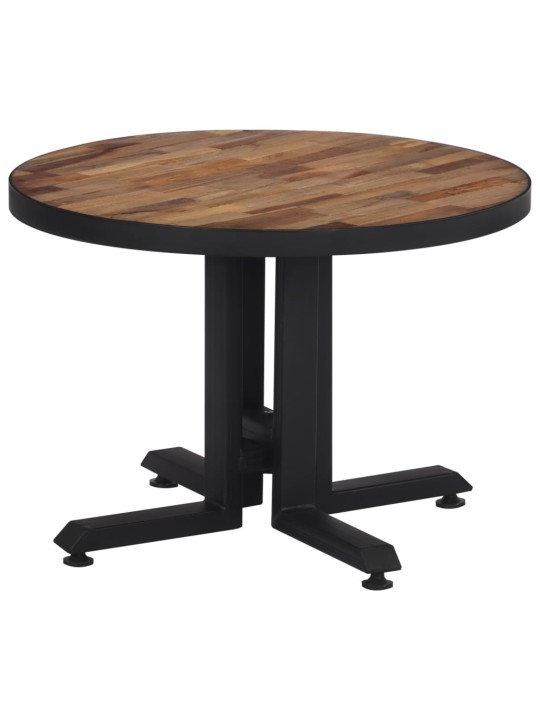 Konferenční stolek kulatý Ø 55 x 40 cm masivní recyklovaný teak