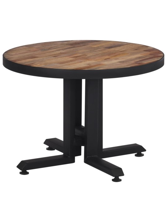 Konferenční stolek kulatý Ø 55 x 40 cm masivní recyklovaný teak