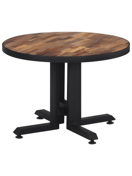 Konferenční stolek kulatý Ø 55 x 40 cm masivní recyklovaný teak