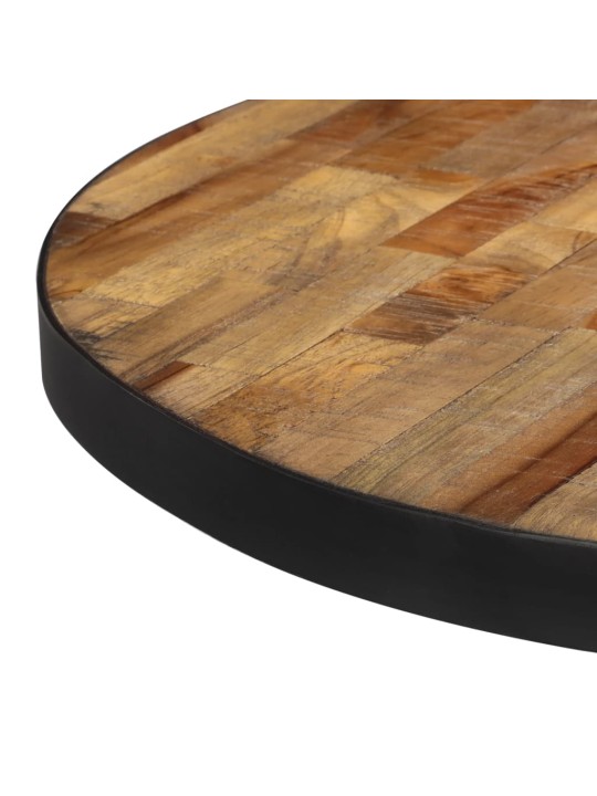 Konferenční stolek kulatý Ø 55 x 40 cm masivní recyklovaný teak