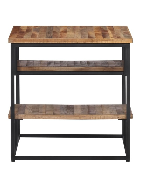 Odkládací stolek 50 x 50 x 50 cm masivní recyklovaný teak