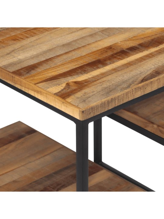 Odkládací stolek 50 x 50 x 50 cm masivní recyklovaný teak