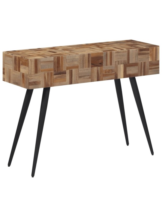 Konzolový stolek 110 x 34 x 80 cm masivní recyklovaný teak