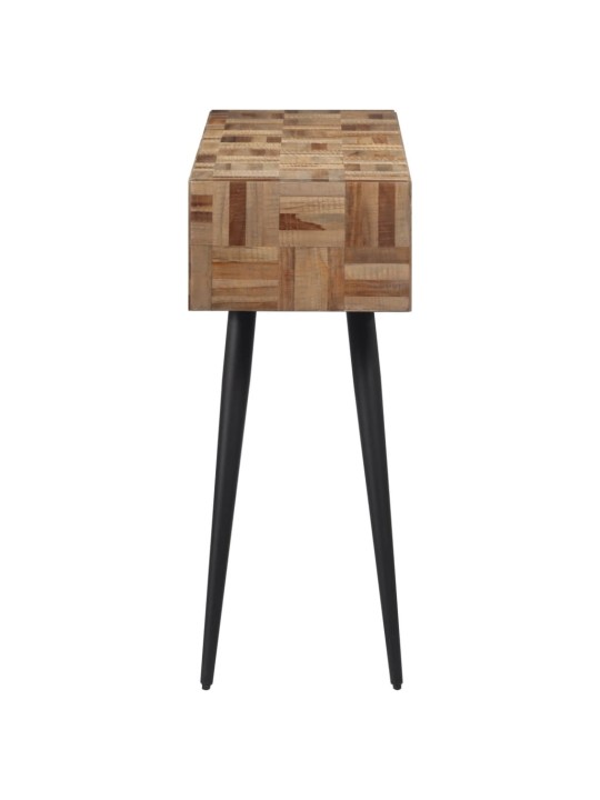 Konzolový stolek 110 x 34 x 80 cm masivní recyklovaný teak