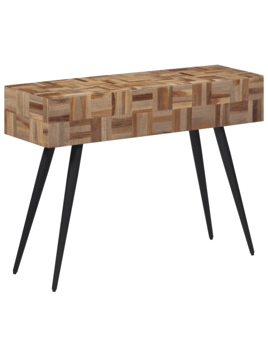 Konzolový stolek 110 x 34 x 80 cm masivní recyklovaný teak