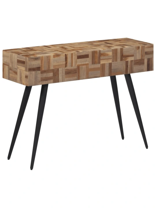 Konzolový stolek 110 x 34 x 80 cm masivní recyklovaný teak
