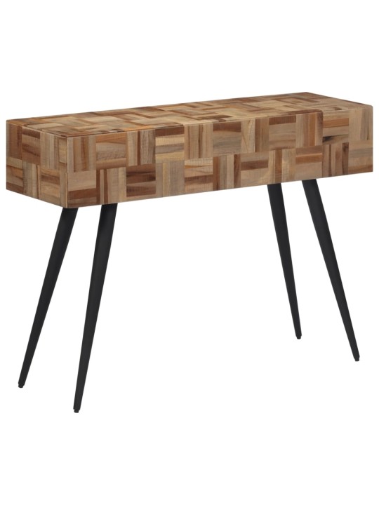Konzolový stolek 110 x 34 x 80 cm masivní recyklovaný teak