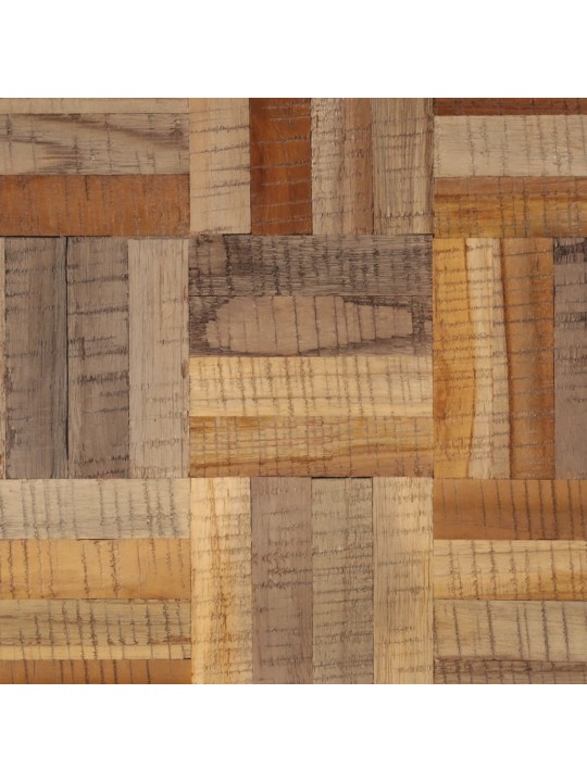 Konferenční stolek šedý 55x55x40 cm masivní recyklovaný teak