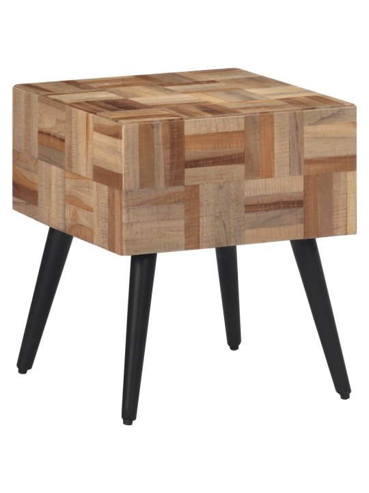 Odkládací stolek 40 x 40 x 45 cm masivní recyklovaný teak