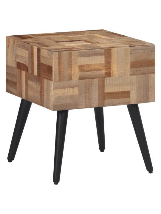 Odkládací stolek 40 x 40 x 45 cm masivní recyklovaný teak