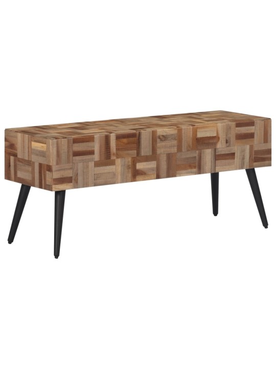Lavice 110 x 35 x 45 cm masivní recyklovaný teak
