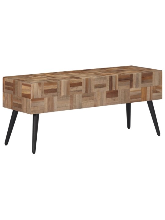 Lavice 110 x 35 x 45 cm masivní recyklovaný teak