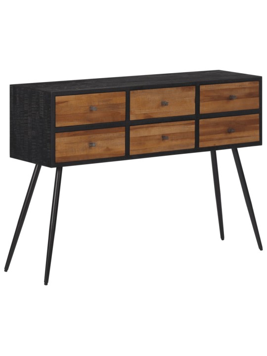 Konzolový stůl se zásuvkami 116 x 30 x 76 cm recyklovaný teak