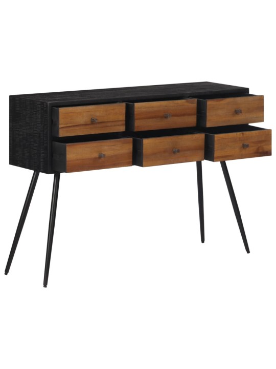 Konzolový stůl se zásuvkami 116 x 30 x 76 cm recyklovaný teak