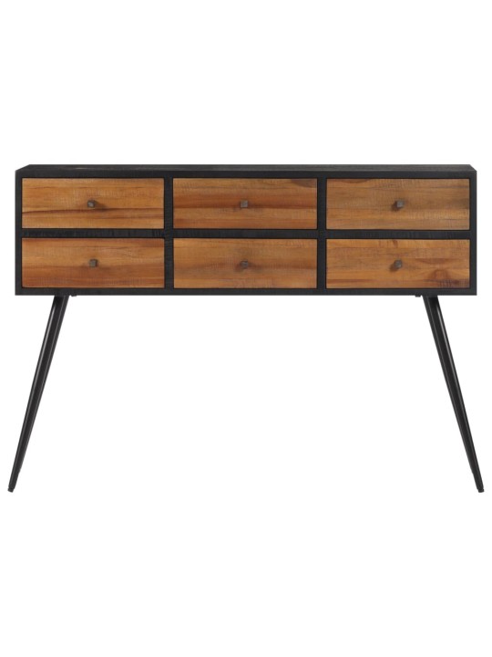 Konzolový stůl se zásuvkami 116 x 30 x 76 cm recyklovaný teak