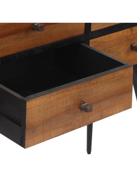 Konzolový stůl se zásuvkami 116 x 30 x 76 cm recyklovaný teak