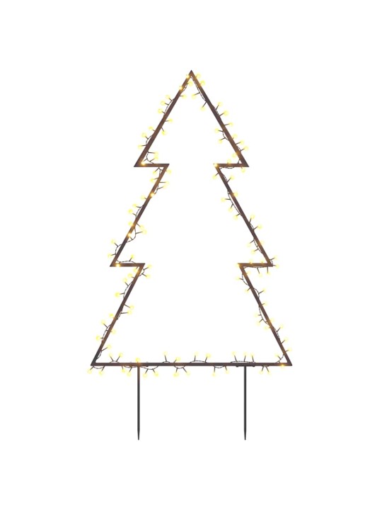 Vánoční světelná dekorace s hroty Stromek 115 LED diod 90 cm