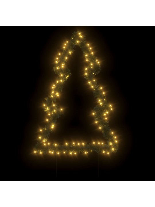 Vánoční světelná dekorace s hroty Stromek 115 LED diod 90 cm