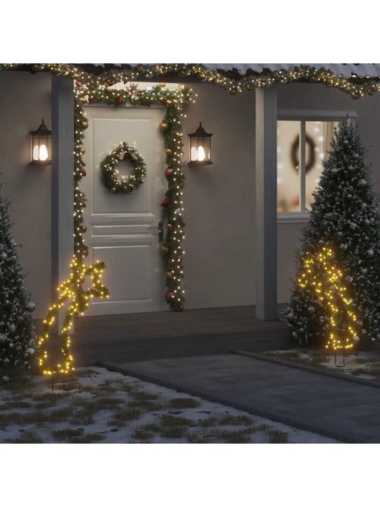Vánoční světelná dekorace s hroty Kometa 115 LED diod 89 cm