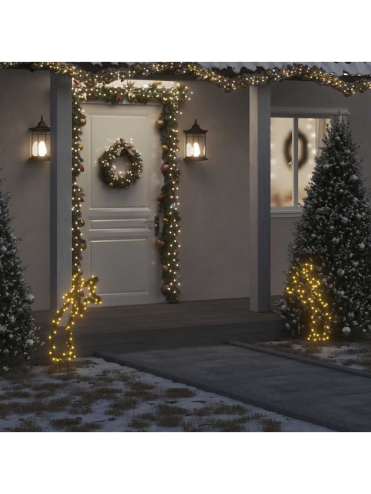 Vánoční světelná dekorace s hroty Kometa 80 LED diod 62 cm