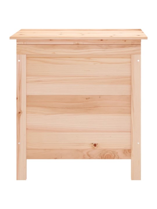 Zahradní úložný box 50 x 49 x 56,5 cm masivní jedlové dřevo