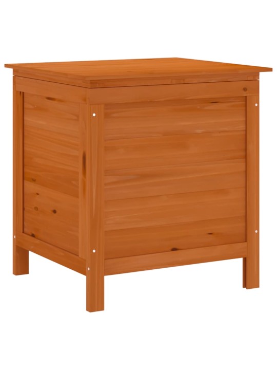 Zahradní úložný box hnědý 50x49x56,5 cm masivní jedlové dřevo