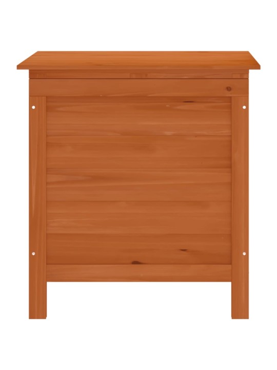 Zahradní úložný box hnědý 50x49x56,5 cm masivní jedlové dřevo