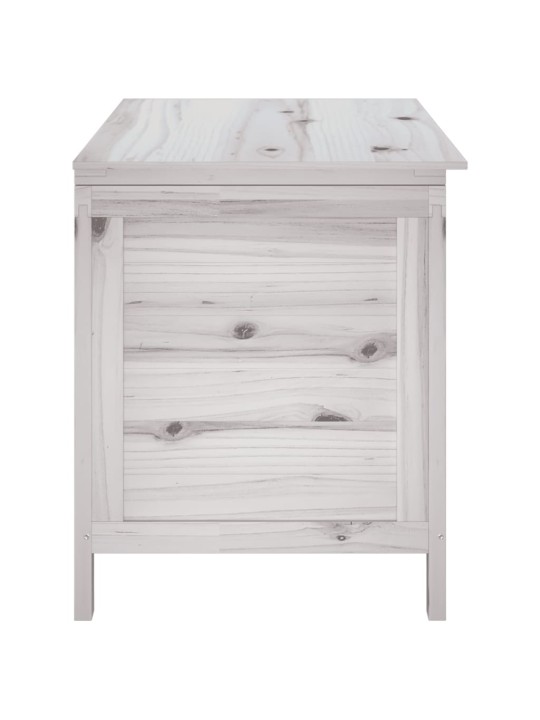 Zahradní úložný box bílý 99x49,5x58,5 cm masivní jedlové dřevo