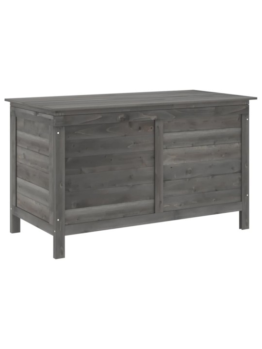Zahradní úložný box antracitový 99x49,5x58,5 cm masivní jedle