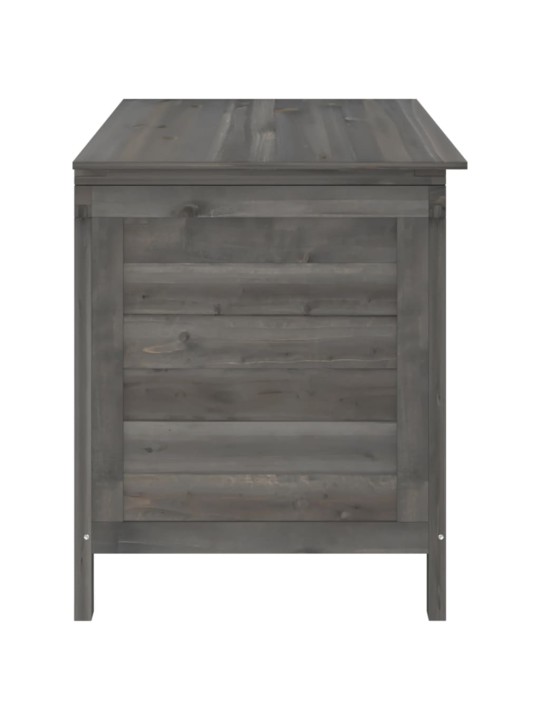 Zahradní úložný box antracitový 99x49,5x58,5 cm masivní jedle