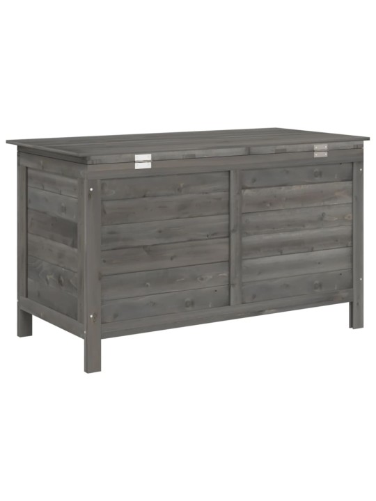 Zahradní úložný box antracitový 99x49,5x58,5 cm masivní jedle