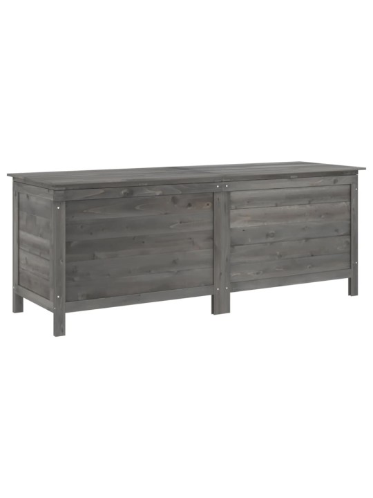 Zahradní úložný box antracitový 150x50x56,5 cm masivní jedle