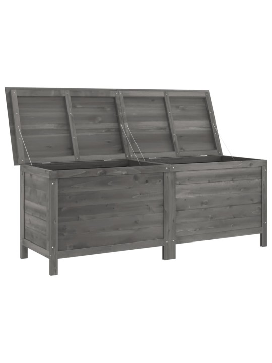 Zahradní úložný box antracitový 150x50x56,5 cm masivní jedle