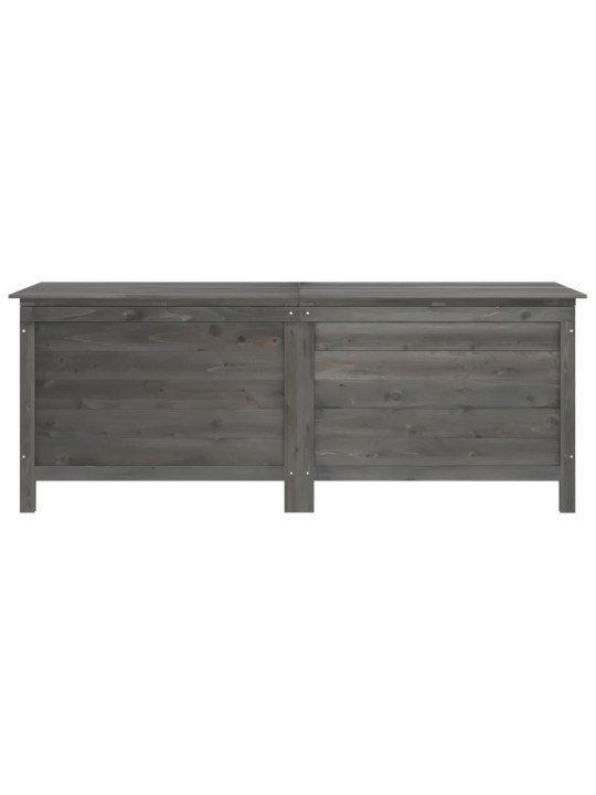 Zahradní úložný box antracitový 150x50x56,5 cm masivní jedle