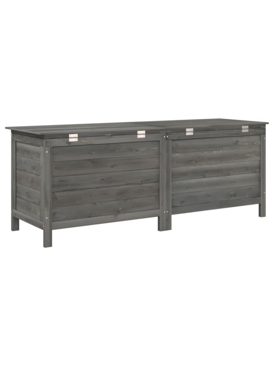 Zahradní úložný box antracitový 150x50x56,5 cm masivní jedle