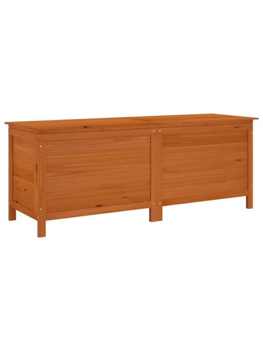 Zahradní úložný box hnědý 150x50x56,5 cm masivní jedlové dřevo