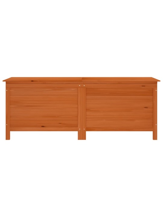 Zahradní úložný box hnědý 150x50x56,5 cm masivní jedlové dřevo