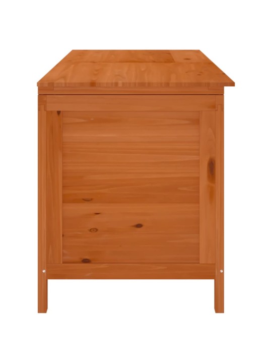 Zahradní úložný box hnědý 150x50x56,5 cm masivní jedlové dřevo