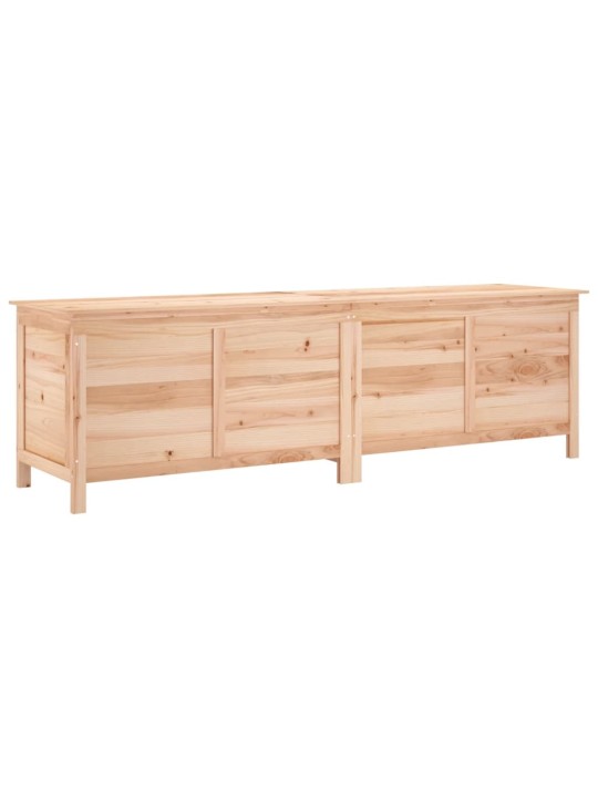 Zahradní úložný box 198,5 x 50 x 56,5 cm masivní jedlové dřevo